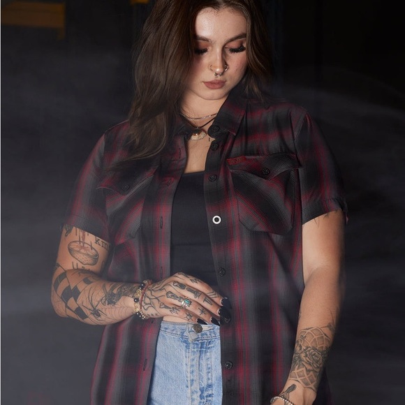 Dixxon women’s Slayer Short Sleeve Bamboo Blend Top - Picture 4 of 12